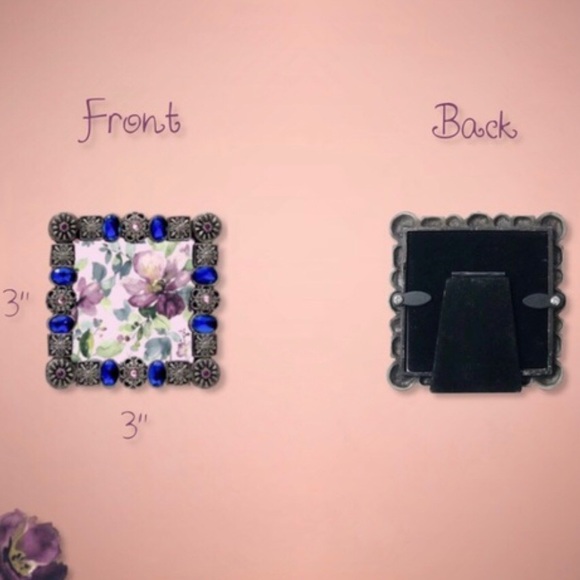 🔥 HOST PICK 🔥 Jeweled Filigree Mosaic Stone Frame - Picture 7 of 7